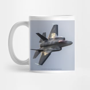 F-35A Pulling Vapor At Dusk Mug